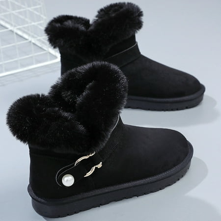 Women s Slip-On Ankle High Winter Thermal Snow Shoes Solid Color Faux Leather Show Boots Women s Footwear
Women s Slip-On Ankle High Winter Thermal Snow Shoes Solid Color Faux Leather Show Boots Women s Footwear