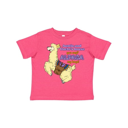 Inktastic Cute Jumping Alpaca-Auntie and Uncle s You Say ALPACA My Bags! Gift Toddler Boy or Toddler Girl T-Shirt
Inktastic Cute Jumping Alpaca-Auntie and Uncle s You Say ALPACA My Bags! Gift Toddler Boy or Toddler Girl T-Shirt