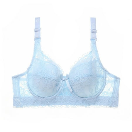 YDKZYMD Women s Push Up Bras Without Steel Ring Plunge Bra Lace Comfortable Bra Light Blue 38C
YDKZYMD Women s Push Up Bras Without Steel Ring Plunge Bra Lace Comfortable Bra Light Blue 38C