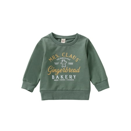 Genuiskids Toddler Baby Girl Boy Christmas Sweatshirt Long Sleeve Round Neck Santa/Gingerbread Man Print Pullover Tops
Genuiskids Toddler Baby Girl Boy Christmas Sweatshirt Long Sleeve Round Neck Santa/Gingerbread Man Print Pullover Tops