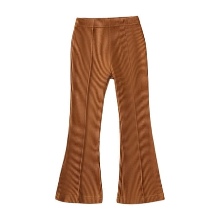 B91xZ Toddler Pants Girls Tollder Girl High Elastic Waist Flare Leg Pants Casual Long Bell Bottom Trousers Brown Sizes 4-5 Years
B91xZ Toddler Pants Girls Tollder Girl High Elastic Waist Flare Leg Pants Casual Long Bell Bottom Trousers Brown Sizes 4-5 Years