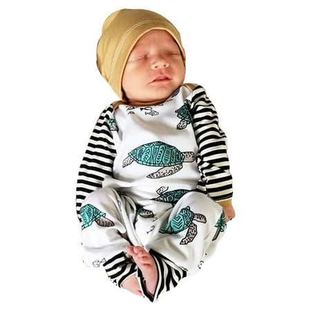 Wozhidaoke Baby Boy Clothes Girl Tortoise Striped Romper Jumpsuit Hat Set valentines day gifts for kids the boys
Wozhidaoke Baby Boy Clothes Girl Tortoise Striped Romper Jumpsuit Hat Set valentines day gifts for kids the boys