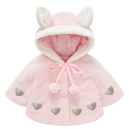 Odeerbi Reduced Baby Girl Clothes Toddler Winter Cloak Solid Color Plush Cute Rabbit Ears Hoodie Thick Coat
Odeerbi Reduced Baby Girl Clothes Toddler Winter Cloak Solid Color Plush Cute Rabbit Ears Hoodie Thick Coat