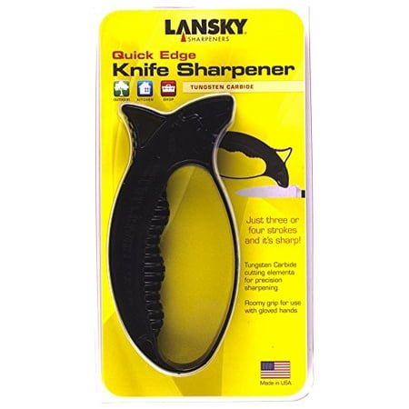 Lansky Quick Edge Tungsten Carbide Sharpener Black