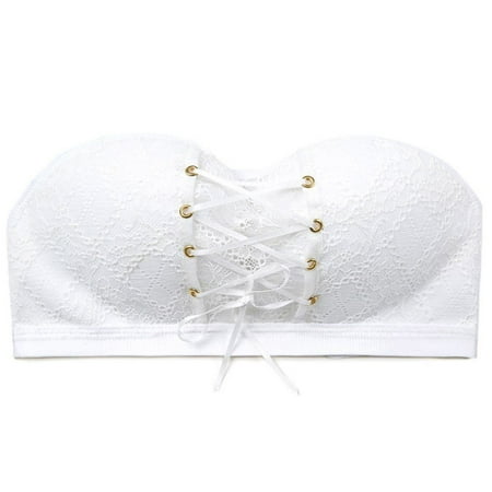 Dress Underwear Push Up Non-Slip Beauty Back Invisible Bralette Tube Top Strapless Bra Lace WHITE 38/85AB
Dress Underwear Push Up Non-Slip Beauty Back Invisible Bralette Tube Top Strapless Bra Lace WHITE 38/85AB