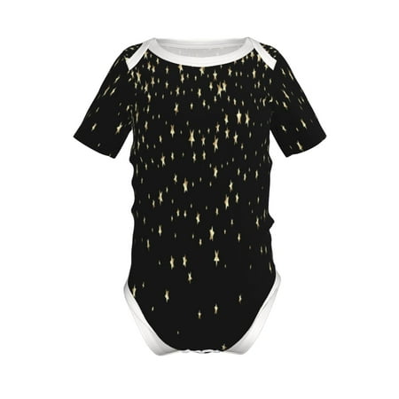 Yiaed Star Silver Glitter Print Infant Climbing Short Sleeve Onesie One-Piece Baby Bodysuit Clothes 0-12 Months -18 Months
Yiaed Star Silver Glitter Print Infant Climbing Short Sleeve Onesie One-Piece Baby Bodysuit Clothes 0-12 Months -18 Months