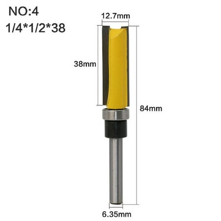 1/4 Shank Straight Edge Trimming Router Bit Cleaning Flush Trim Milling Cutter
1/4 Shank Straight Edge Trimming Router Bit Cleaning Flush Trim Milling Cutter