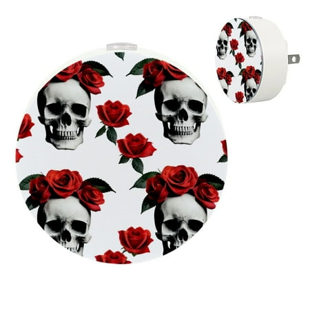 YZUOUZY Night Light Nightlight Small Bedside Lamps Set of 2 Gothic Skull Red Rose White Background
YZUOUZY Night Light Nightlight Small Bedside Lamps Set of 2 Gothic Skull Red Rose White Background