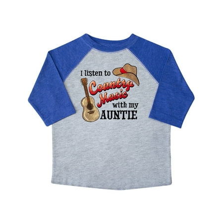 Inktastic I Listen to Country Music with my Auntie Guitar and Hat Gift Toddler Boy or Toddler Girl T-Shirt
Inktastic I Listen to Country Music with my Auntie Guitar and Hat Gift Toddler Boy or Toddler Girl T-Shirt