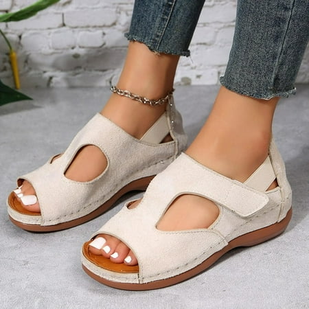 SHYKA CANIAN Sandals for Women Dressy Summer Womens Closed Toe Sandals Wedge Casual Ankle Strap Platform Sandals Leopard 43-38
SHYKA CANIAN Sandals for Women Dressy Summer Womens Closed Toe Sandals Wedge Casual Ankle Strap Platform Sandals Leopard 43-38