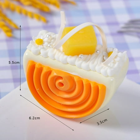 Sliced Cake Table Refrigerator Magnet Home Decoration Simulation Ornaments Orange
Sliced Cake Table Refrigerator Magnet Home Decoration Simulation Ornaments Orange