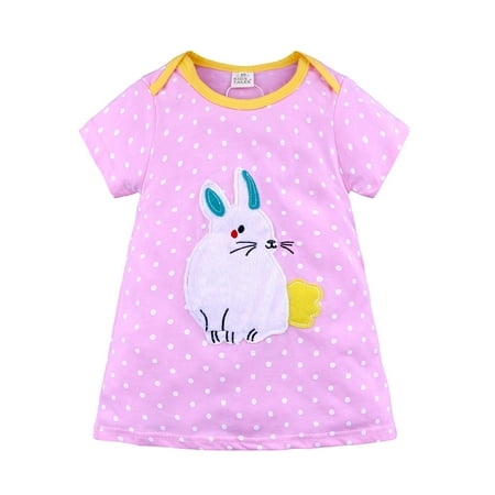 DNDKILG Baby Toddler Girl Short Sleeve Dress Dresses Summer Animal Sundress Pink 18M-6Y 80
DNDKILG Baby Toddler Girl Short Sleeve Dress Dresses Summer Animal Sundress Pink 18M-6Y 80