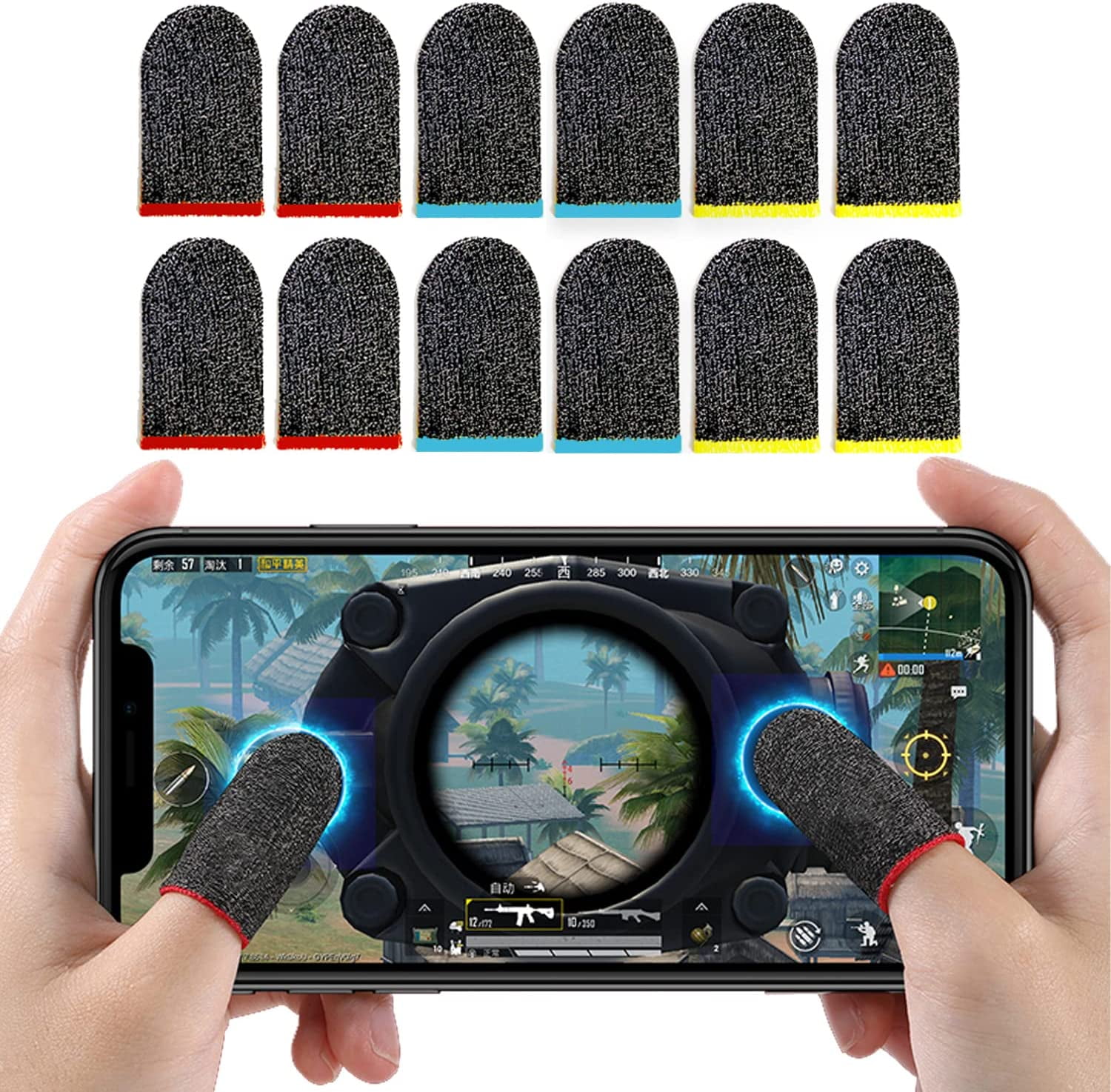 Gaming Finger Sleeves Pcs Thumb Finger Sleeve For Phone Game