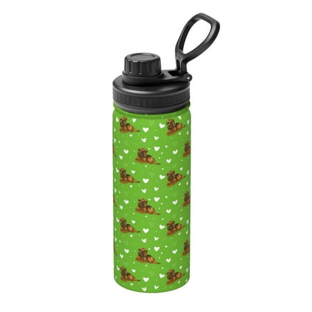 Fuzoiu dogs on a green background Print 18oz Sports Insulated Kettle Stainless Steel Vacuum Water Bottle Leakproof Sport Flask
Fuzoiu dogs on a green background Print 18oz Sports Insulated Kettle Stainless Steel Vacuum Water Bottle Leakproof Sport Flask