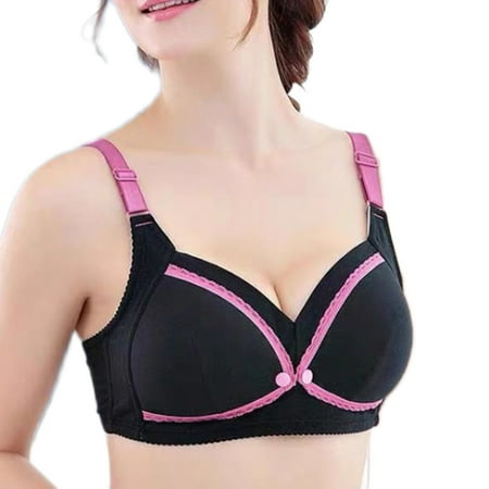 SPHET Women Maternity Feeding Nursing Bra Pregnancy Open Front Buckle Breastfeeding Bralette Wireless Lightly Padded Push Up Sleep Underwear
SPHET Women Maternity Feeding Nursing Bra Pregnancy Open Front Buckle Breastfeeding Bralette Wireless Lightly Padded Push Up Sleep Underwear
