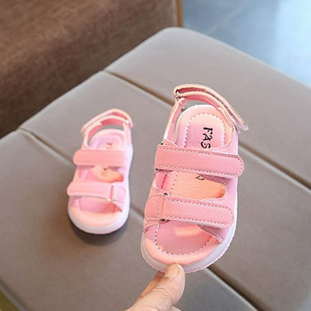 Sandals on Clearance Summer Sandals Children Led Light Shoes Beach Shoes Hollow Breathable Soft Sole Pink Sandals For Kids Size 8M
Sandals on Clearance Summer Sandals Children Led Light Shoes Beach Shoes Hollow Breathable Soft Sole Pink Sandals For Kids Size 8M
