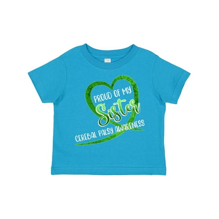 Inktastic Proud of My Sister Cerebral Palsy Awareness Heart Ribbon Gift Toddler Boy or Toddler Girl T-Shirt
Inktastic Proud of My Sister Cerebral Palsy Awareness Heart Ribbon Gift Toddler Boy or Toddler Girl T-Shirt