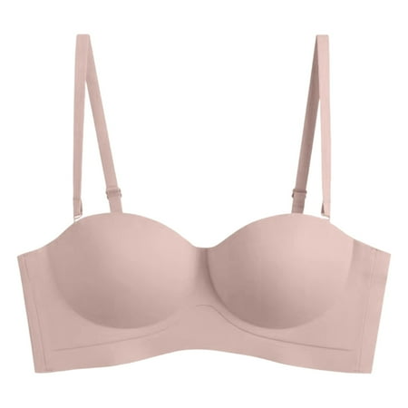 Yubnlvae Women s Comfortable Strapless Non Slip Folding Traceless And Steel Ring Summer New Bra
Yubnlvae Women s Comfortable Strapless Non Slip Folding Traceless And Steel Ring Summer New Bra