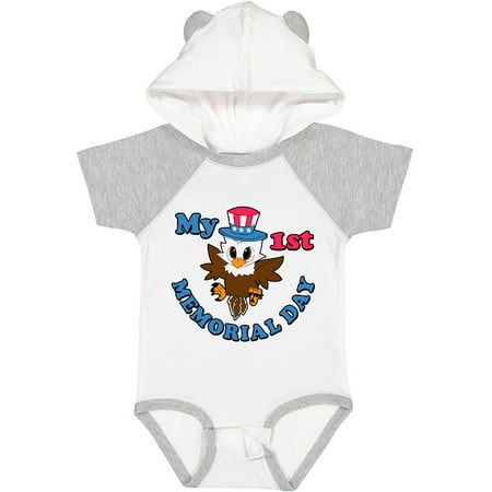 Inktastic My 1st Memorial Day with Baby Eagle Wearing Patriotic Hat Gift Baby Boy or Baby Girl Bodysuit
Inktastic My 1st Memorial Day with Baby Eagle Wearing Patriotic Hat Gift Baby Boy or Baby Girl Bodysuit