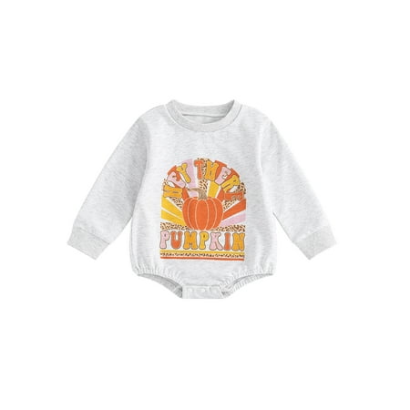 Halloween Baby Girl Boy Clothes Pumpkin Romper Sweatshirt Onesie Long Sleeve Bodysuit Top Fall Winter Outfit
Halloween Baby Girl Boy Clothes Pumpkin Romper Sweatshirt Onesie Long Sleeve Bodysuit Top Fall Winter Outfit