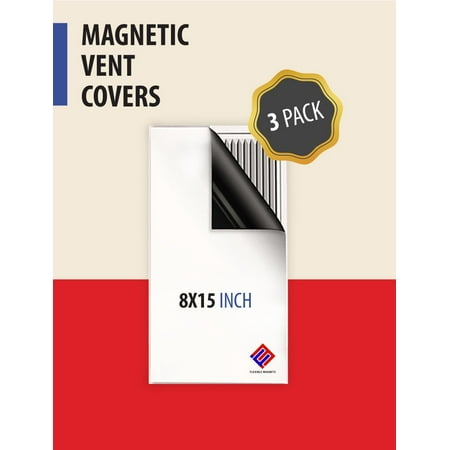 Strong Magnetic Vent Covers - Thick Magnet for Standard Air Registers - for RV Home HVAC AC and Furnace Vents - Pure White Magnetic Sheet - 8 inch X 15 inch (3 Pack)…
Strong Magnetic Vent Covers - Thick Magnet for Standard Air Registers - for RV Home HVAC AC and Furnace Vents - Pure White Magnetic Sheet - 8 inch X 15 inch (3 Pack)…