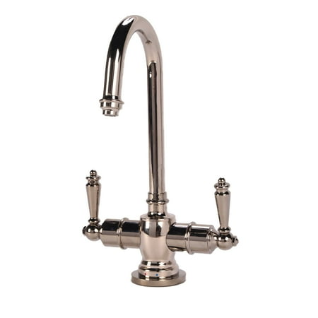 AquaNuTech Traditional C-Spout Hot and Cold Water Filtration Faucet Polished Nickel
AquaNuTech Traditional C-Spout Hot and Cold Water Filtration Faucet Polished Nickel