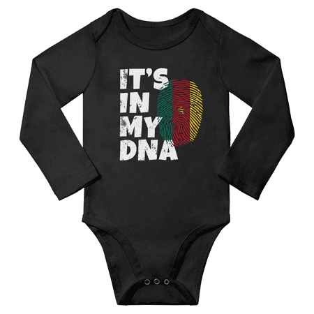 It s In My Cameroonian DNA Baby Long Sleeve Bodysuits Unisex Gifts (Black 24 Months)
It s In My Cameroonian DNA Baby Long Sleeve Bodysuits Unisex Gifts (Black 24 Months)