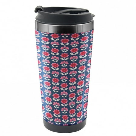 Floral Travel Mug Spring Flowers Blossom Steel Thermal Cup 16 oz by Ambesonne
Floral Travel Mug Spring Flowers Blossom Steel Thermal Cup 16 oz by Ambesonne