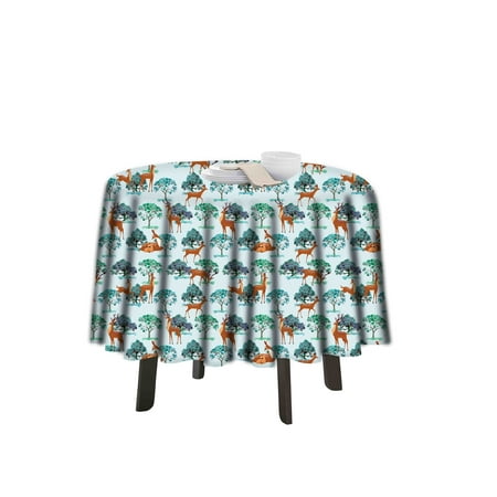 eloria Animal Printed Round Table Cloth Resistant Washable Decorative Table Cover for Dining Table
eloria Animal Printed Round Table Cloth Resistant Washable Decorative Table Cover for Dining Table