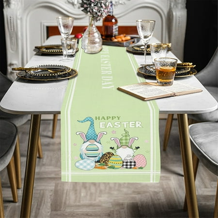 Wonawenie Easter Bunny Eggs Creative Polyester Cotton Printed Table Flag Table Decoration
Wonawenie Easter Bunny Eggs Creative Polyester Cotton Printed Table Flag Table Decoration