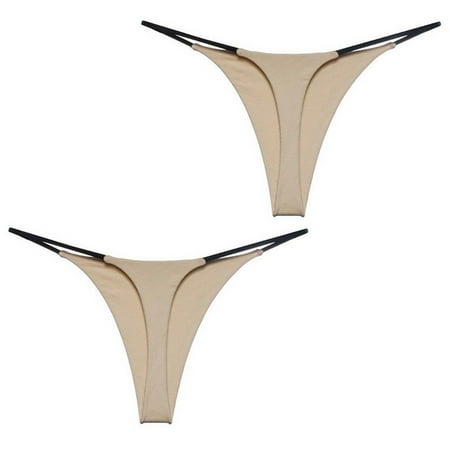JFY 2Pcs Women Panties Solid Color Stretch Underwear Sexy Seamless Low Waist Thongs G-strings Briefs for Daily Wear
JFY 2Pcs Women Panties Solid Color Stretch Underwear Sexy Seamless Low Waist Thongs G-strings Briefs for Daily Wear