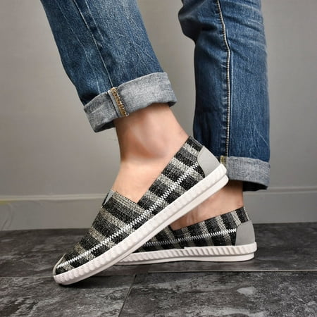 Foraging dimple Men s Casual Breathable Cloth Shoes Linen Striped Canvas Men s Shoes Black
Foraging dimple Men s Casual Breathable Cloth Shoes Linen Striped Canvas Men s Shoes Black
