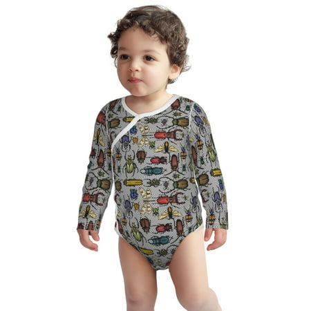 Fotbe Bright Insects Pattern Unisex-baby Long-sleeve Bodysuit Long Sleeve Bodysuits One-piece 100% Organic Cotton for Infant Baby Boys Unisex-6 Months
Fotbe Bright Insects Pattern Unisex-baby Long-sleeve Bodysuit Long Sleeve Bodysuits One-piece 100% Organic Cotton for Infant Baby Boys Unisex-6 Months