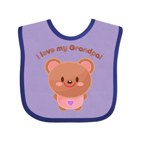 Inktastic I Love My Grandpa- Cute Baby Bear Gift Baby Boy or Baby Girl Bib
Inktastic I Love My Grandpa- Cute Baby Bear Gift Baby Boy or Baby Girl Bib