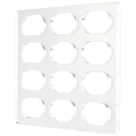 Clear Polycarbonate Dacquoise Cake Mold Oval Dakovaz Macaron Mould