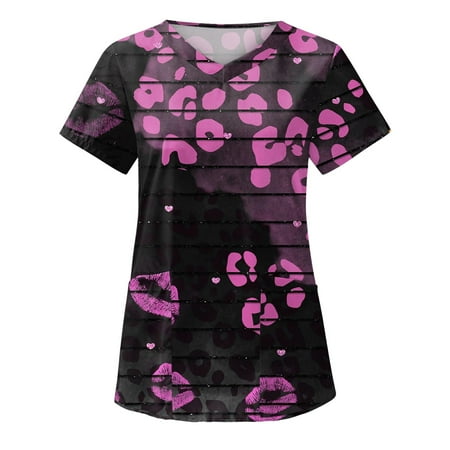 TAIAOJING Scrub Tops for Women Short Sleeve V Neck Tops Working Christmas Thanksgiving Blouse
TAIAOJING Scrub Tops for Women Short Sleeve V Neck Tops Working Christmas Thanksgiving Blouse