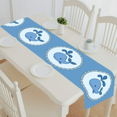ABPHQTO Cute Little Cartoon Whale Table Runner Placemat Tablecloth For Home Decor 14x72 Inch
ABPHQTO Cute Little Cartoon Whale Table Runner Placemat Tablecloth For Home Decor 14x72 Inch
