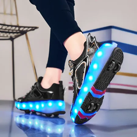Girls Roller Skates Rechargeable LED Flash Skateboard Shoes With Lights 4 Wheels Skates Outdoor Sports Equipment
Girls Roller Skates Rechargeable LED Flash Skateboard Shoes With Lights 4 Wheels Skates Outdoor Sports Equipment