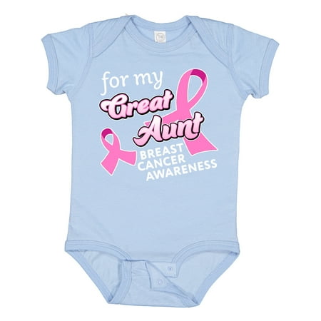 Inktastic For My Great Aunt - Breast Cancer Awareness Gift Baby Boy or Baby Girl Bodysuit
Inktastic For My Great Aunt - Breast Cancer Awareness Gift Baby Boy or Baby Girl Bodysuit