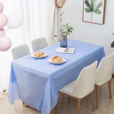 Plastic Tablecloths 10 Pack Solid Disposable Table Covers 54 x 108 Inch Bridal Shower Party Tablecovers PEVA Table Cloths for BBQ Picnic Birthday Wedding Banquet Parties 8 ft Rectangle Table Use
Plastic Tablecloths 10 Pack Solid Disposable Table Covers 54 x 108 Inch Bridal Shower Party Tablecovers PEVA Table Cloths for BBQ Picnic Birthday Wedding Banquet Parties 8 ft Rectangle Table Use