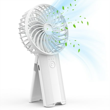 MoKo Handheld Fan Portable Fan Rechargeable Stand Personal Fan 4 Speeds 6-15hrs for Travel Camping Outdoors Office Home White
MoKo Handheld Fan Portable Fan Rechargeable Stand Personal Fan 4 Speeds 6-15hrs for Travel Camping Outdoors Office Home White