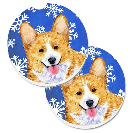 Caroline s Treasures SS4624CARC Corgi Winter Snowflakes Holiday Set of 2 Cup Holder Car Coasters Large multicolor
Caroline s Treasures SS4624CARC Corgi Winter Snowflakes Holiday Set of 2 Cup Holder Car Coasters Large multicolor