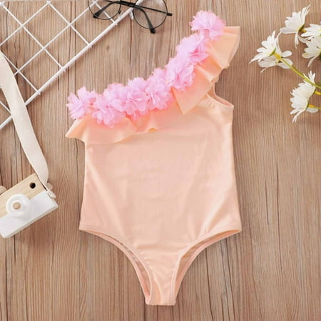 Gubotare Girls Kids Toddler Baby Swimsuit Solid shoulder Beach Swimwear sloping Girls Swimwear Big Girls Swimsuit Pink 1-2 Years
Gubotare Girls Kids Toddler Baby Swimsuit Solid shoulder Beach Swimwear sloping Girls Swimwear Big Girls Swimsuit Pink 1-2 Years