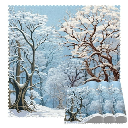 Placemats Set of 4 Non Slip Washable Table Placemats Winter Forest Tree Elk
Placemats Set of 4 Non Slip Washable Table Placemats Winter Forest Tree Elk