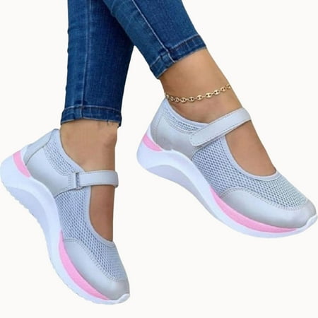 Summer Walking Shoes with Hook and Loop Buckle Flyweaving Shoes for Woman Fitness Sports Exercise
Summer Walking Shoes with Hook and Loop Buckle Flyweaving Shoes for Woman Fitness Sports Exercise