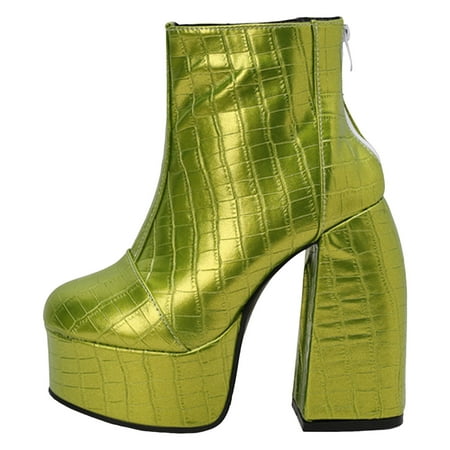 DVKOVI Boots for Women Cowgirl Cowboy Booties for Women Ladies Solid Color Simple High Heel Candy Color Heel Super High Heel Short Boots Ankle Boots Heel Boots for Women Green 41
DVKOVI Boots for Women Cowgirl Cowboy Booties for Women Ladies Solid Color Simple High Heel Candy Color Heel Super High Heel Short Boots Ankle Boots Heel Boots for Women Green 41