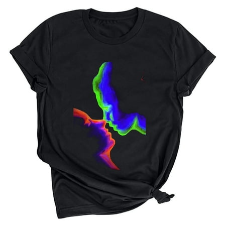 Corset Tops for Women Retro Grimace Print Loose Short-Sleeved Men s And Women s Pullover Bottoming Top T-Shirt Oversized T Shirts for Women Black S
Corset Tops for Women Retro Grimace Print Loose Short-Sleeved Men s And Women s Pullover Bottoming Top T-Shirt Oversized T Shirts for Women Black S