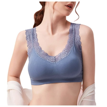 Cathalem Molded Cup Sports Bra Bra Low Neck Bra Seamless Back Cami Tank V Top Sleep Bras For Girl Women Bras plus Size Underwear Blue One Size
Cathalem Molded Cup Sports Bra Bra Low Neck Bra Seamless Back Cami Tank V Top Sleep Bras For Girl Women Bras plus Size Underwear Blue One Size