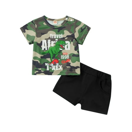 Genuiskids Baby Girls Boys Summer Outfits Cartoon Animal Print Short Sleeve Tops and Elastic Casual Shorts Set
Genuiskids Baby Girls Boys Summer Outfits Cartoon Animal Print Short Sleeve Tops and Elastic Casual Shorts Set