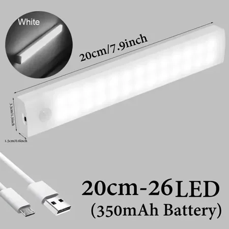 LED Motion Sensor Light Night Light Wireless USB Under Cabinet Light Kitchen Cabinet Bedroom Wardrobe Sensor Indoor Lighting
LED Motion Sensor Light Night Light Wireless USB Under Cabinet Light Kitchen Cabinet Bedroom Wardrobe Sensor Indoor Lighting